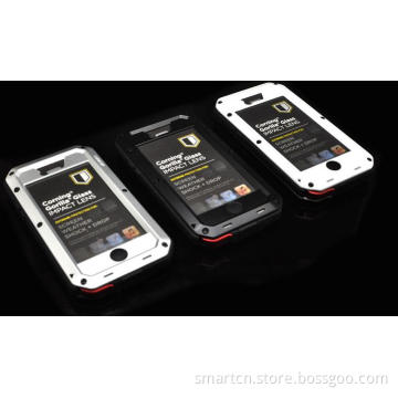 Extreme Aluminum Case for iPhone 4/4s/5/5s Metal Cover Gorilla Glass